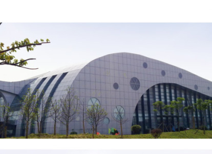 德令哈会议中心外景网架工程